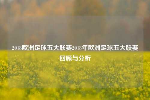 2018欧洲足球五大联赛2018年欧洲足球五大联赛回顾与分析
