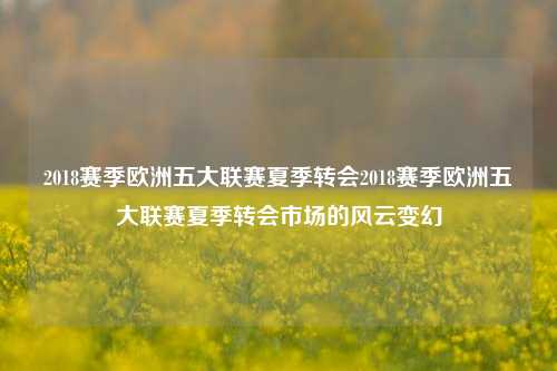 2018赛季欧洲五大联赛夏季转会2018赛季欧洲五大联赛夏季转会市场的风云变幻