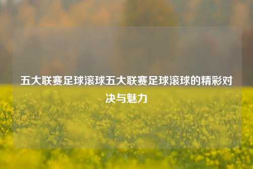 五大联赛足球滚球五大联赛足球滚球的精彩对决与魅力