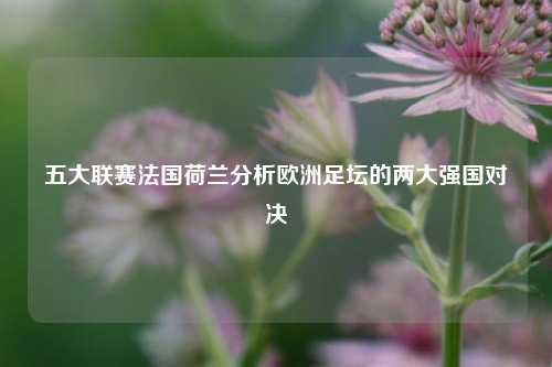 五大联赛法国荷兰分析欧洲足坛的两大强国对决