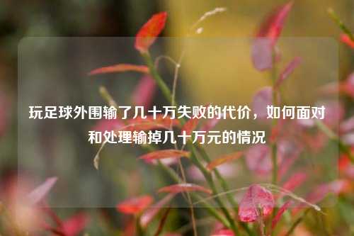 玩足球外围输了几十万失败的代价，如何面对和处理输掉几十万元的情况