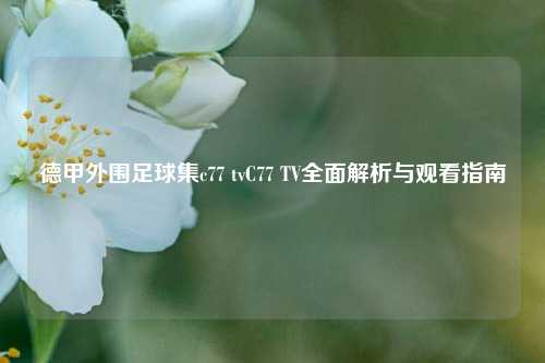 德甲外围足球集c77 tvC77 TV全面解析与观看指南