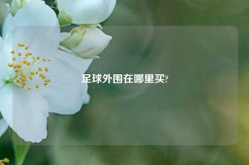 足球外围在哪里买?